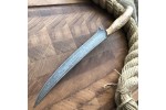 Булатный нож Филейный Рыбный (фултанг, карельская береза)