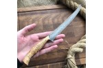 Булатный нож Рыбный (фултанг, карельская береза)