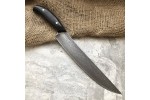 Кухонный булатный нож Мясной (фултанг, граб)