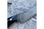 Кухонный булатный нож Мясной (фултанг, микарта)
