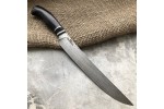 Булатный кухонный нож Мясной (граб)
