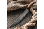 Кухонный булатный нож К002 Мясной (фултанг, зебрано)