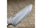 Булатный кухонный нож Шеф - стабилизированный граб /изделия художественных народных промыслов/