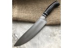 Булатный кухонный нож Шеф - стабилизированный граб