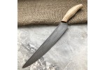 Кухонный булатный нож Мясной (ясень)