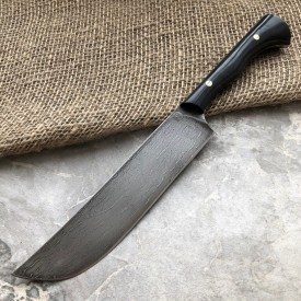 Кухонный булатный нож К005 Пчак Большой (фултанг, граб)