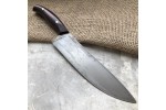 Булатный кухонный нож К003 Шеф (фултанг, цветная микарта)