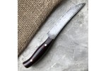 Нож кухонный из литого булата Овощной  (фултанг, цветная микарта)