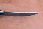 Нож кухонный из литого булата Овощной (фултанг, граб)