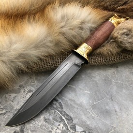 Подарочный булатный нож V006 Буйвол /изделия художественных народных промыслов/