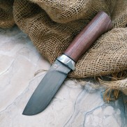 Булатный нож Ганзеец - орех, алюминий /изделия художественных народных промыслов/