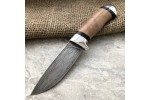Булатный нож R001 (горный орех, алюминий)