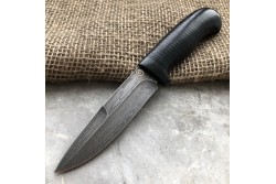 Булатный нож R003 (наборная кожа)