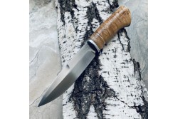 Нож R003 - стабилизированная карельская береза. Сталь SKD-11 /изделия художественных народных промыслов/