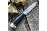 Булатный нож R005 (наборная кожа, алюминий)