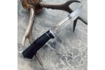 Булатный нож R006 - черный граб 