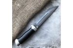 Булатный нож R006 (наборная кожа, алюминий)