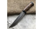 Булатный нож R006 - кавказский горный орех /изделия художественных народных промыслов/