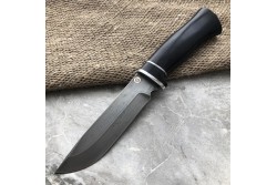 Булатный нож R007 - стабилизированный граб /изделия художественных народных промыслов/