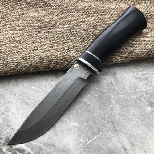 Булатный нож R007 (стабилизированный граб)