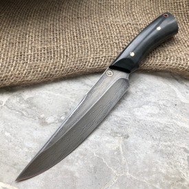 Булатный нож R008 (фултанг, микарта)