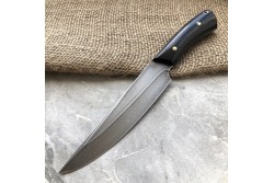 Булатный нож R008 - фултанг, стабилизированный граб /изделия художественных народных промыслов/