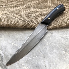 Булатный нож R008 (фултанг, стабилизированный граб)