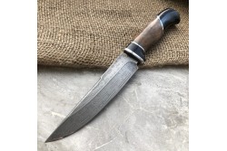 Булатный нож R008 - комби-рукоять /изделия художественных народных промыслов/