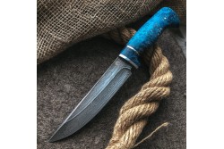 Булатный нож R008 (стабилизированный кап клена)