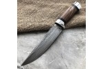 Булатный нож R008 (горный орех + алюминий)