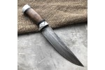 Булатный нож R008 (горный орех + алюминий)
