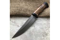 Булатный нож R008 - кавказский горный орех /изделия художественных народных промыслов/