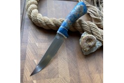 Нож R002 - стабилизированный кап клена, SKD-11 /изделия художественных народных промыслов/