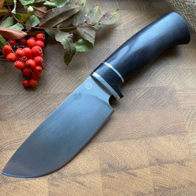 Шкуросъемный нож S002 (стабилизированный граб) SKD-11