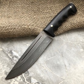 Булатный нож R010 Спасатель (фултанг, граб)