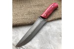 Булатный нож R014 (фултанг, стабилизированная карельская береза)
