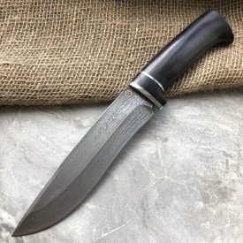 Булатный нож R015 - граб /изделия художественных народных промыслов/