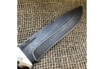 Булатный нож R015 (наборная кожа, алюминий)