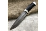 Булатный нож R015 (наб.кожа, алюминий)