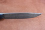 Булатный нож R009 (фултанг, микарта)