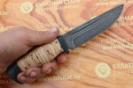 Булатный нож R010 (наборная береста) 