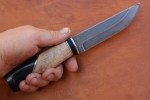 Булатный нож "Степчак"-большой-наборная рукоять