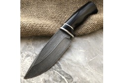 Шкуросъемный булатный нож S004 (граб)