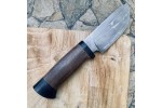 Шкуросъемный булатный нож S002 (кавказский горный орех)