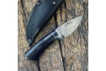 Шкуросъемный булатный нож S005 (черный граб)