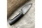 Шкуросъемный булатный нож S005 (наборная кожа)