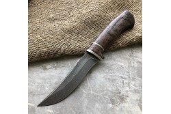 Булатный нож T001(стаб. карельская береза)
