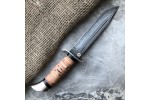 Булатный нож T002 / НР-40 (береста, алюминий)
