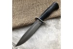 Булатный нож T002 / НР-40 (наборная кожа)