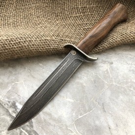 Булатный нож T002 / НР-40 (кавказский горный орех) 